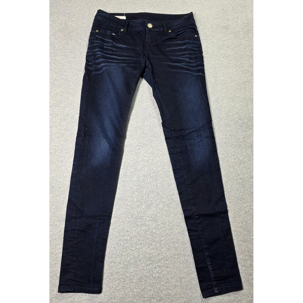 Decree Denim Jegging Jeans Juniors 7 Blue Skinny Stretch Legging Pants